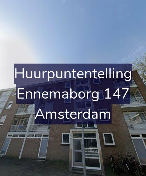 Foto gevel Huurpuntentelling voor Ennemaborg 147, Amsterdam