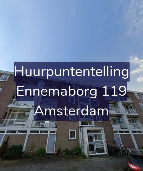 Foto gevel Huurpuntentelling voor Ennemaborg 119, Amsterdam