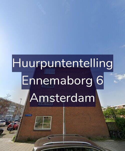 Foto gevel Huurpuntentelling voor Ennemaborg 6, Amsterdam