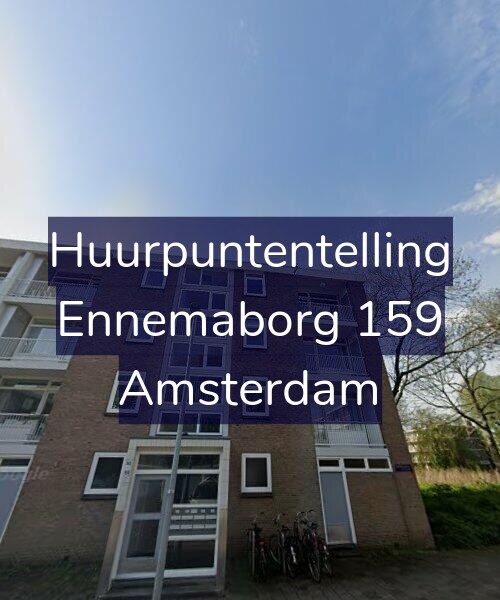 Foto gevel Huurpuntentelling voor Ennemaborg 159, Amsterdam