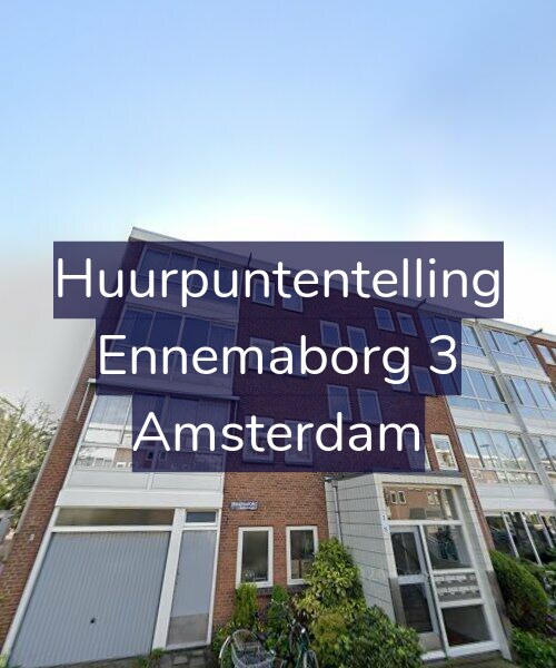 Foto gevel Huurpuntentelling voor Ennemaborg 3, Amsterdam