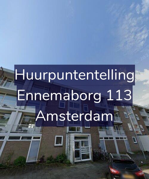 Foto gevel Huurpuntentelling voor Ennemaborg 113, Amsterdam