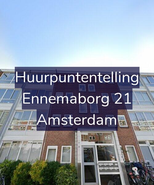 Foto gevel Huurpuntentelling voor Ennemaborg 21, Amsterdam