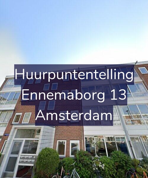 Foto gevel Huurpuntentelling voor Ennemaborg 13, Amsterdam