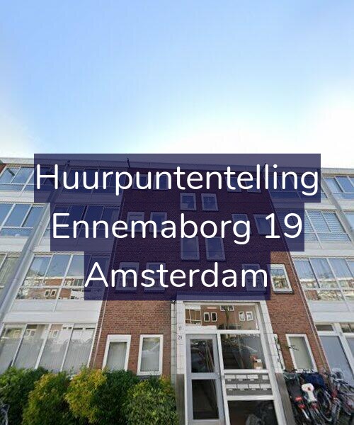 Foto gevel Huurpuntentelling voor Ennemaborg 19, Amsterdam