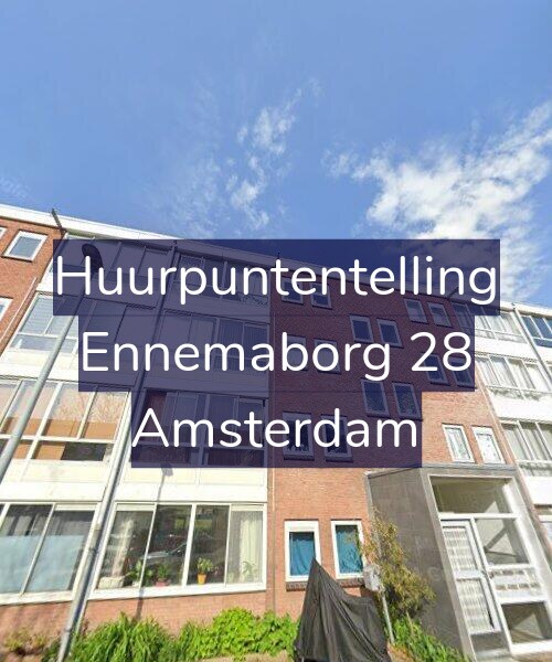 Foto gevel Huurpuntentelling voor Ennemaborg 28, Amsterdam