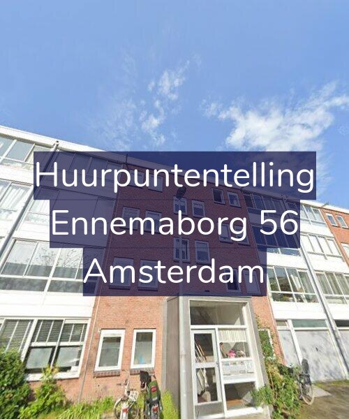Foto gevel Huurpuntentelling voor Ennemaborg 56, Amsterdam