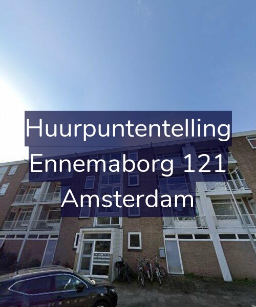 Foto gevel Huurpuntentelling voor Ennemaborg 121, Amsterdam