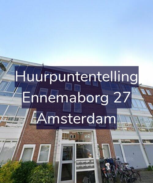 Foto gevel Huurpuntentelling voor Ennemaborg 27, Amsterdam