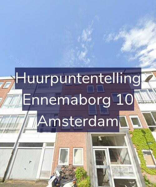 Foto gevel Huurpuntentelling voor Ennemaborg 10, Amsterdam