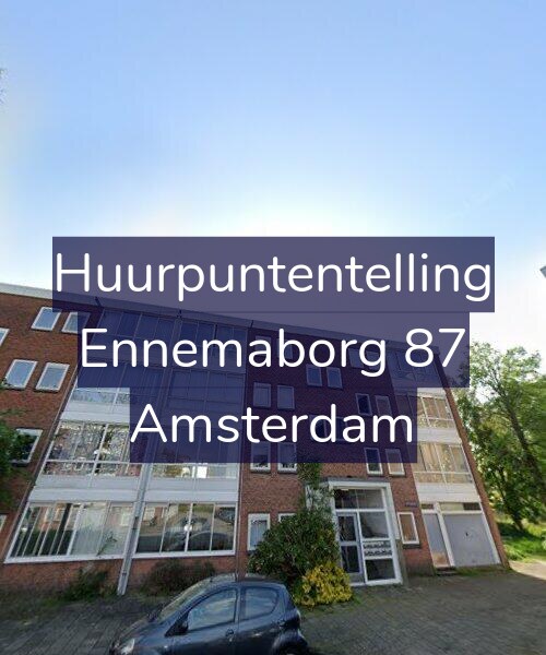 Foto gevel Huurpuntentelling voor Ennemaborg 87, Amsterdam