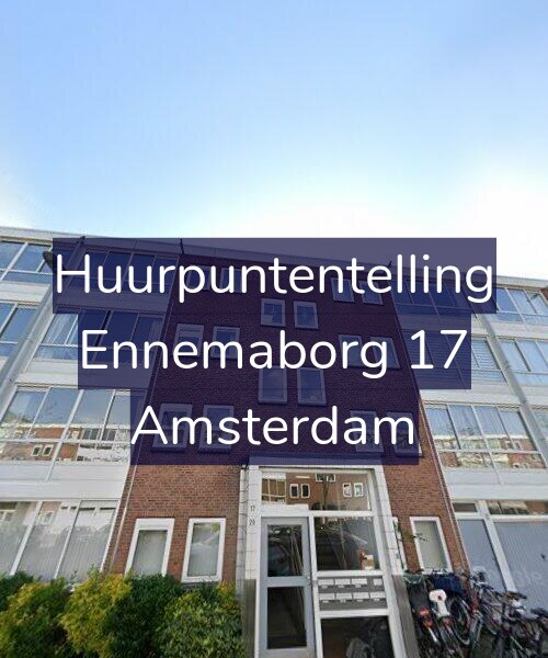 Foto gevel Huurpuntentelling voor Ennemaborg 17, Amsterdam