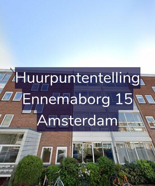 Foto gevel Huurpuntentelling voor Ennemaborg 15, Amsterdam