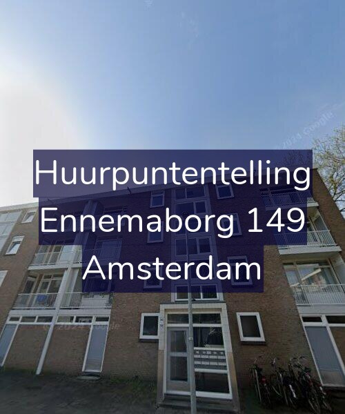 Foto gevel Huurpuntentelling voor Ennemaborg 149, Amsterdam