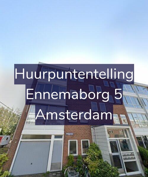 Foto gevel Huurpuntentelling voor Ennemaborg 5, Amsterdam