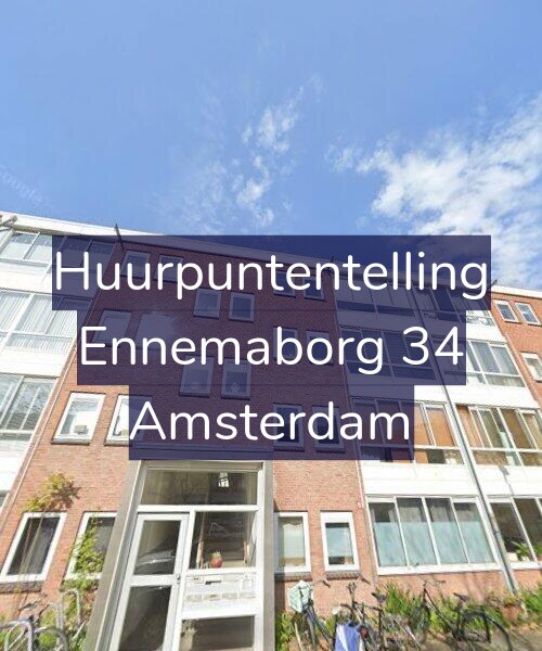 Foto gevel Huurpuntentelling voor Ennemaborg 34, Amsterdam