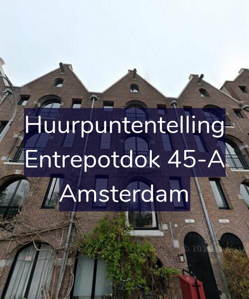 Foto gevel Huurpuntentelling voor Entrepotdok 45-A, Amsterdam