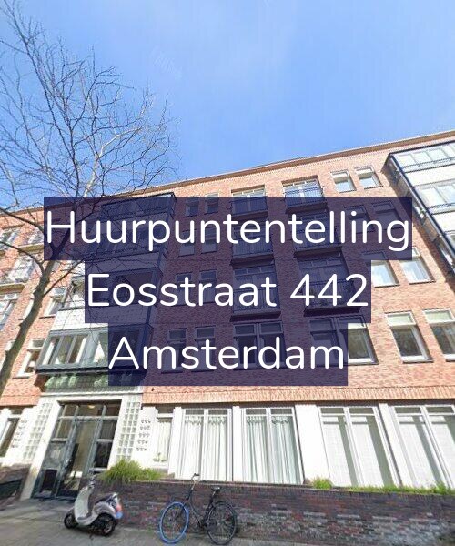 Foto gevel Huurpuntentelling voor Eosstraat 442, Amsterdam