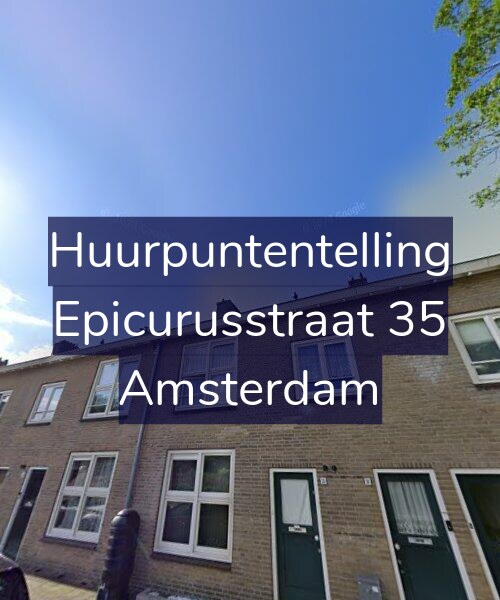 Foto gevel Huurpuntentelling voor Epicurusstraat 35, Amsterdam