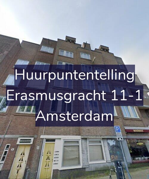 Foto gevel Huurpuntentelling voor Erasmusgracht 11-1, Amsterdam
