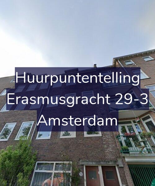 Foto gevel Huurpuntentelling voor Erasmusgracht 29-3, Amsterdam