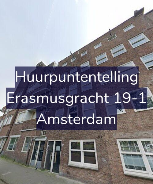 Foto gevel Huurpuntentelling voor Erasmusgracht 19-1, Amsterdam