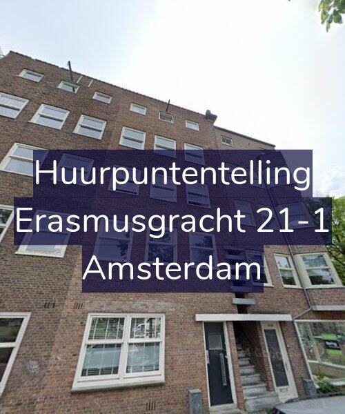 Foto gevel Huurpuntentelling voor Erasmusgracht 21-1, Amsterdam