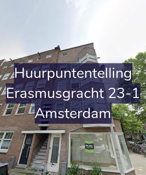 Foto gevel Huurpuntentelling voor Erasmusgracht 23-1, Amsterdam