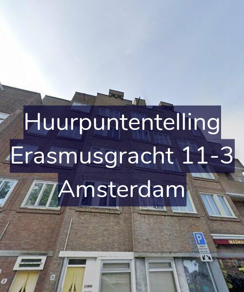 Foto gevel Huurpuntentelling voor Erasmusgracht 11-3, Amsterdam