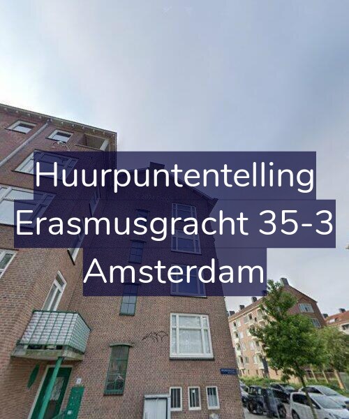 Foto gevel Huurpuntentelling voor Erasmusgracht 35-3, Amsterdam