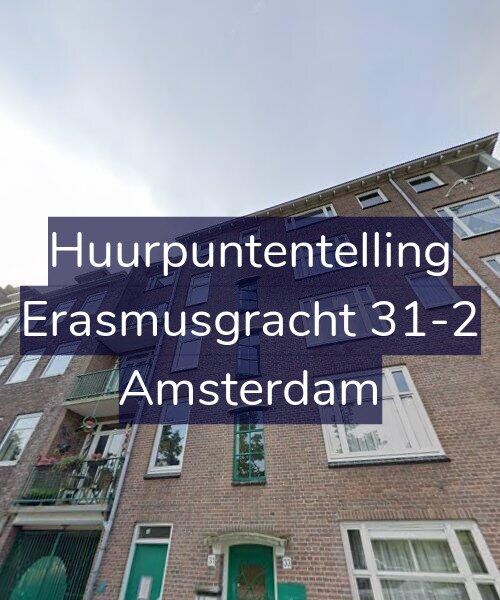 Foto gevel Huurpuntentelling voor Erasmusgracht 31-2, Amsterdam