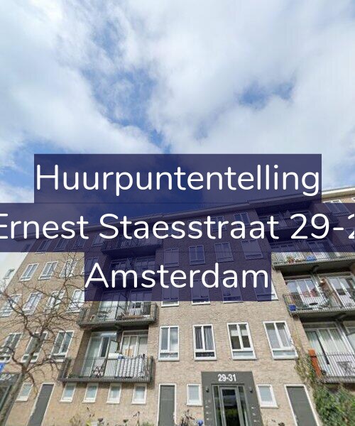 Foto gevel Huurpuntentelling voor Ernest Staesstraat 29-2, Amsterdam