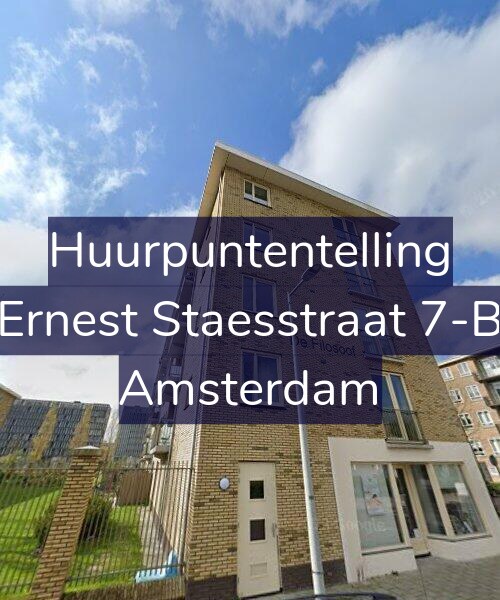 Foto gevel Huurpuntentelling voor Ernest Staesstraat 7-B, Amsterdam