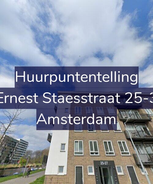 Foto gevel Huurpuntentelling voor Ernest Staesstraat 25-3, Amsterdam