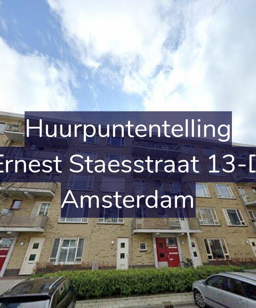 Foto gevel Huurpuntentelling voor Ernest Staesstraat 13-D, Amsterdam