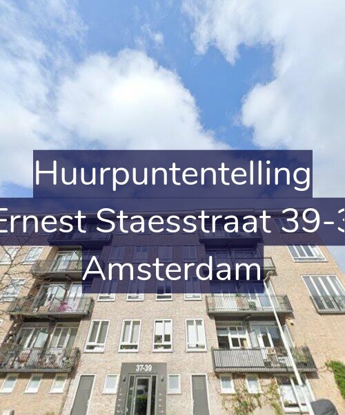 Foto gevel Huurpuntentelling voor Ernest Staesstraat 39-3, Amsterdam