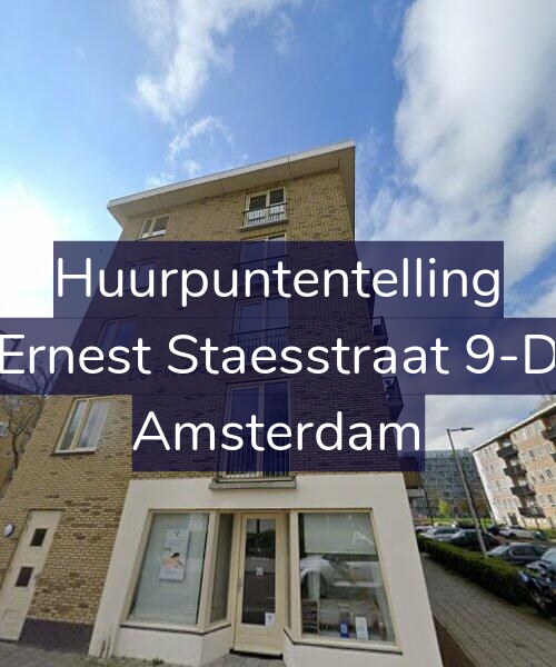 Foto gevel Huurpuntentelling voor Ernest Staesstraat 9-D, Amsterdam