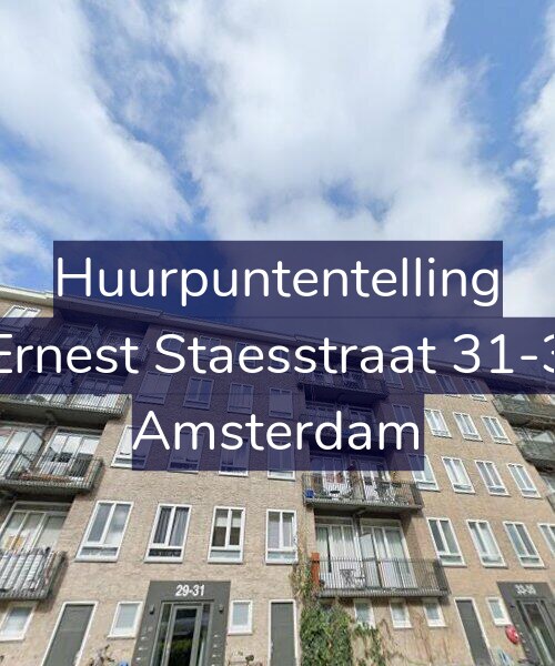 Foto gevel Huurpuntentelling voor Ernest Staesstraat 31-3, Amsterdam