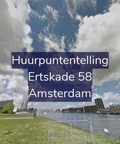 Foto gevel Huurpuntentelling voor Ertskade 58, Amsterdam