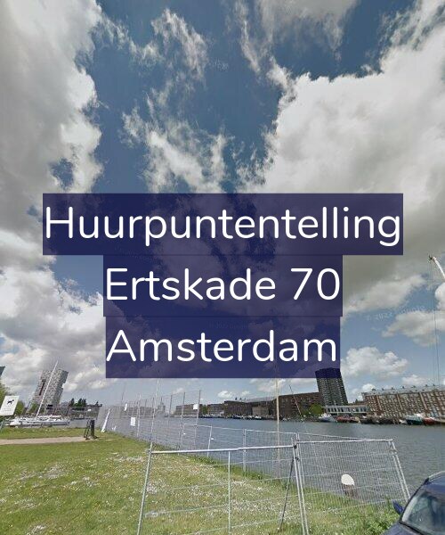 Foto gevel Huurpuntentelling voor Ertskade 70, Amsterdam