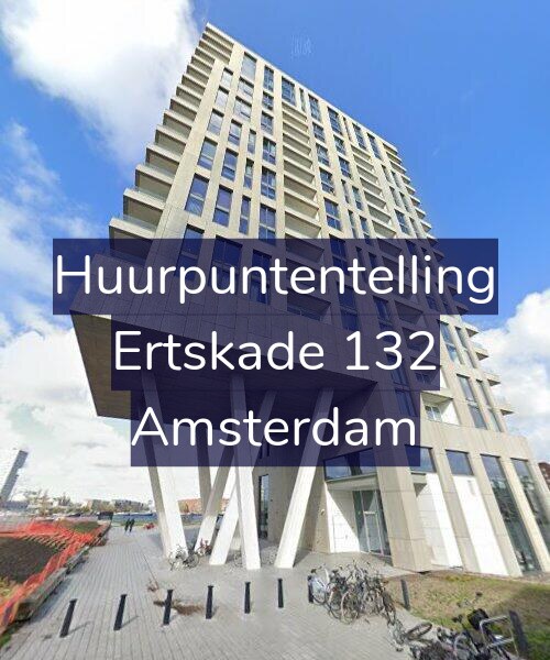 Foto gevel Huurpuntentelling voor Ertskade 132, Amsterdam