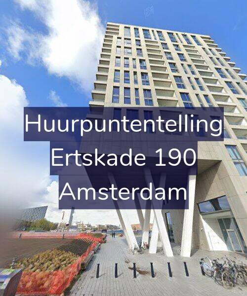 Foto gevel Huurpuntentelling voor Ertskade 190, Amsterdam