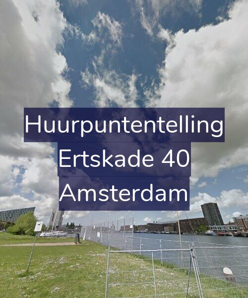 Foto gevel Huurpuntentelling voor Ertskade 40, Amsterdam