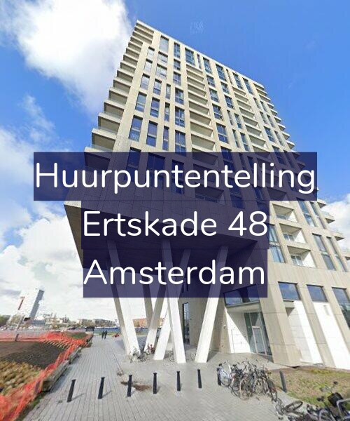 Foto gevel Huurpuntentelling voor Ertskade 48, Amsterdam