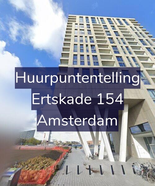 Foto gevel Huurpuntentelling voor Ertskade 154, Amsterdam