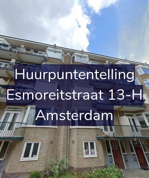 Foto gevel Huurpuntentelling voor Esmoreitstraat 13-H, Amsterdam