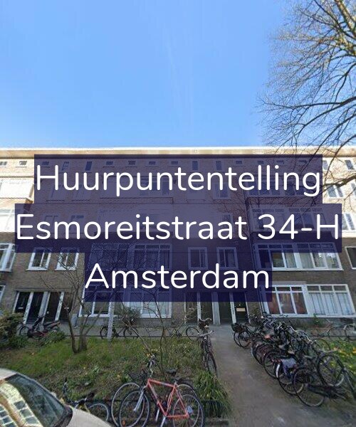Foto gevel Huurpuntentelling voor Esmoreitstraat 34-H, Amsterdam