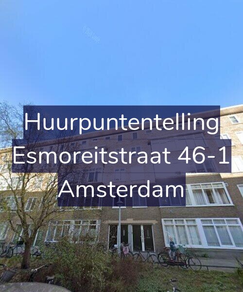 Foto gevel Huurpuntentelling voor Esmoreitstraat 46-1, Amsterdam