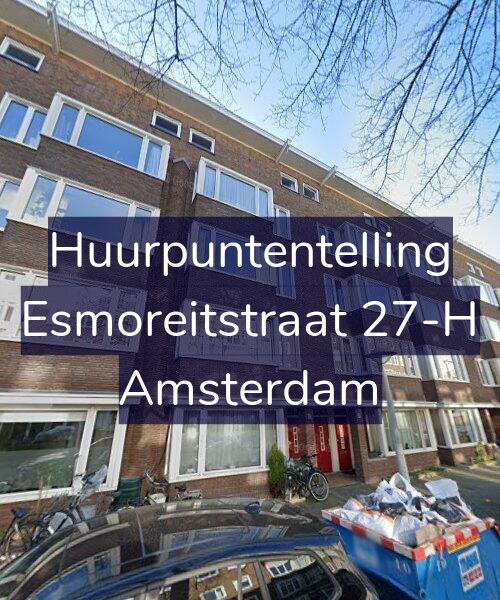 Foto gevel Huurpuntentelling voor Esmoreitstraat 27-H, Amsterdam