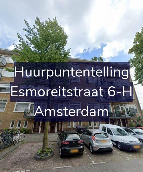 Foto gevel Huurpuntentelling voor Esmoreitstraat 6-H, Amsterdam